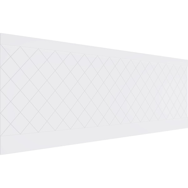Ekena Millwork 36"H x 94 1/2"W Checkerboard PVC Wainscot Paneling Kit WPK36X94CBD - main